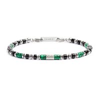 Bracciale Marlù Uomo Icons in Acciaio Onice 30BR0007 - 30BR0007